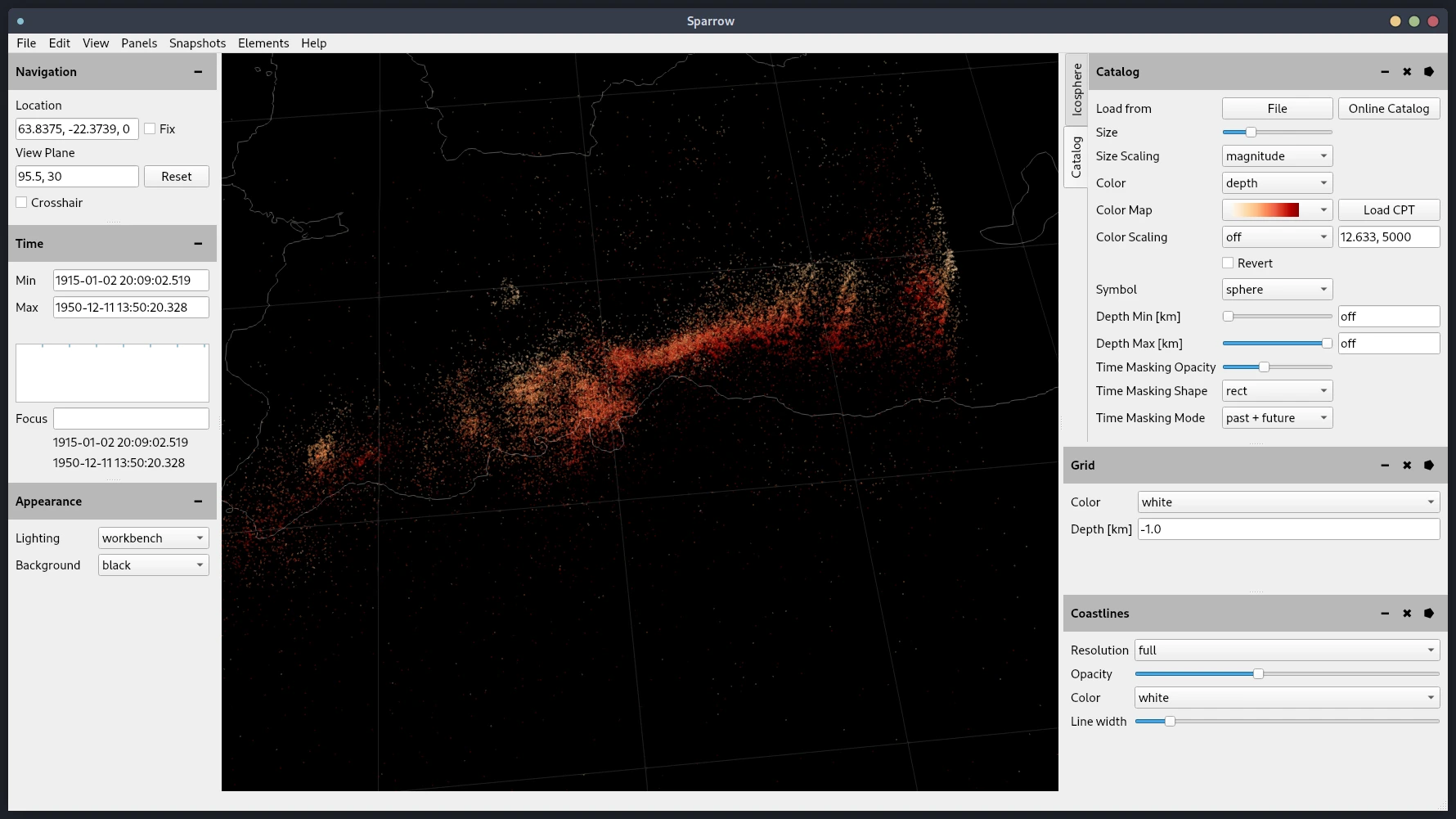 Pyrocko Squirrel EQ Detections